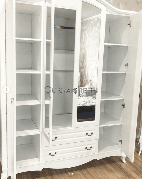 Шкаф Авиньон 4-х ств. с ящиками