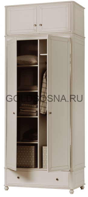 Шкаф Бетти 2-ств №2 с антресолью