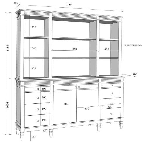 (9.6.5) Буфет Ольса 400/428 (9.6.5) Буфет Ольса 400/428