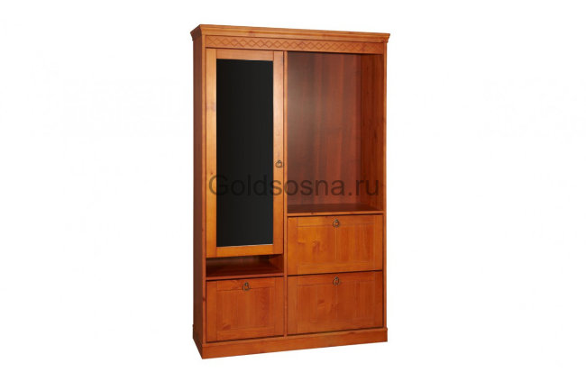 Шкаф Дания комбинированный для прихожей
