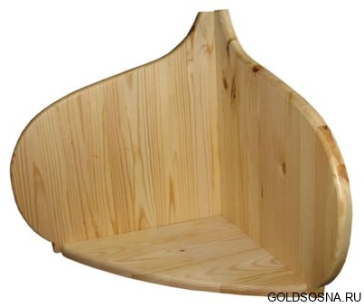 Полка под икону угловая