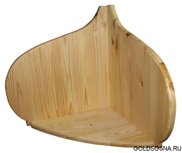 Полка под икону угловая