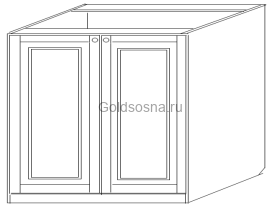 Тумба 80 (2 двери) Скайда 2 Тумба 80 (2 двери) Скайда 2