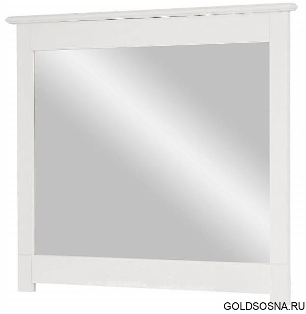 Зеркало навесное в раме Рауна (белый воск УКВ) Зеркало навесное в раме Рауна (белый воск УКВ)