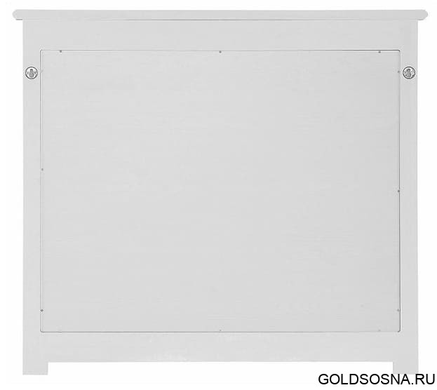 Зеркало навесное в раме Рауна (белый воск УКВ) Зеркало навесное в раме Рауна (белый воск УКВ)