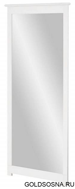 Зеркало навесное в раме Рауна-200 (белый воск УКВ) Зеркало навесное в раме Рауна-200 (белый воск УКВ)