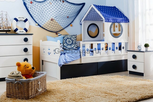 Кровать детская Тимберика Кидс №2 Якорь Кровать детская Тимберика Кидс №2 Якорь