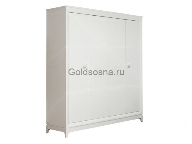 Шкаф для одежды Сабрина ММ-302-01/04Б (альба)