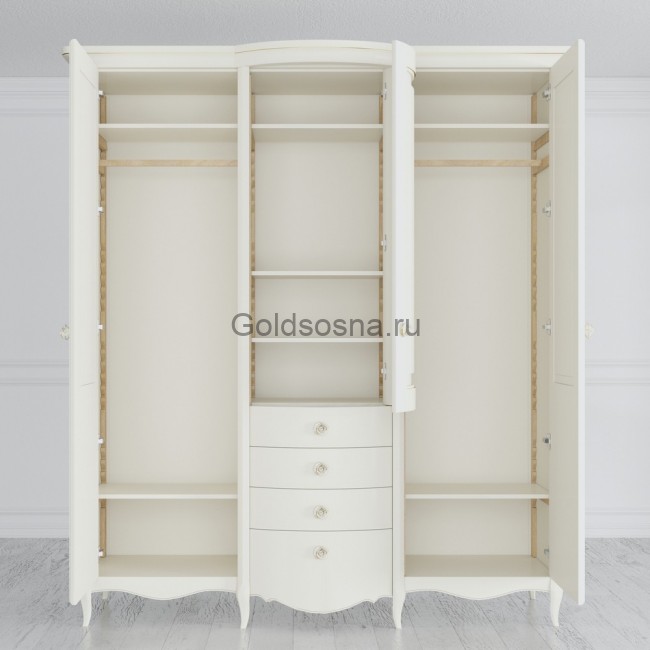 Шкаф трехдверный Opera Rose с зеркалом