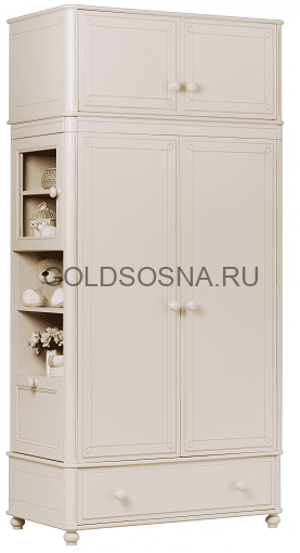 Шкаф Бетти 2-ств №3 с антресолью