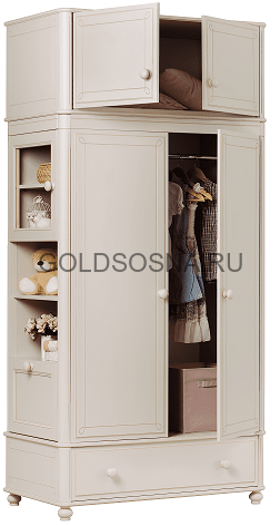 Шкаф Бетти 2-ств №3 с антресолью