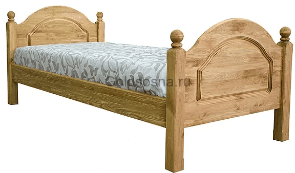 Кровать одинарная 1-09 Лотос БМ2.701.1.11