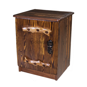 Тумбочка Русич 1 (дверь) с элементами ковки Тумбочка Русич 1 (дверь) с элементами ковки