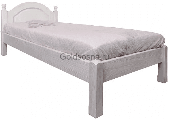 Кровать одинарная 1-09 Лотос БМ2.701.1.13