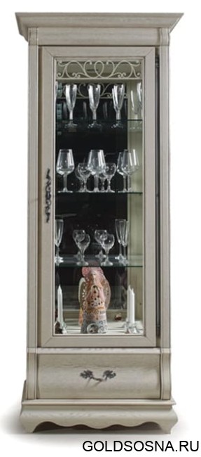 Шкаф Оскар с витриной ММ-210-01 Шкаф Оскар с витриной ММ-210-01