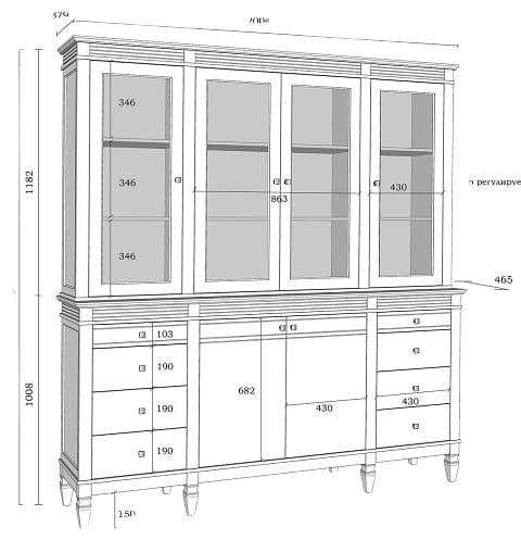 Буфет Ольса 440/428 Буфет Ольса 440/428