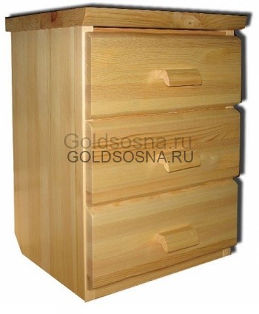 Тумба прикроватная с 3-мя ящиками Скандинавия Тумба прикроватная с 3-мя ящиками Скандинавия