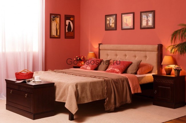 Дания кровать мягкая 1/1