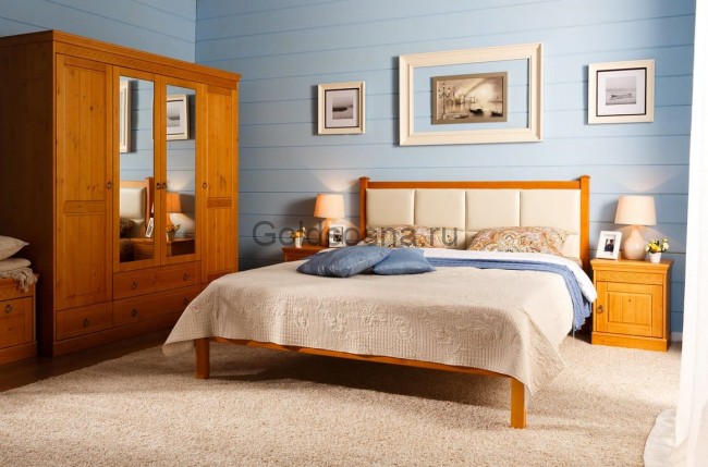 Дания кровать мягкая 1/1