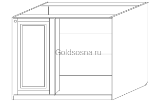 Тумба под угол 100 (1 дверь) л/п Скайда 2 Тумба под угол 100 (1 дверь) л/п Скайда 2