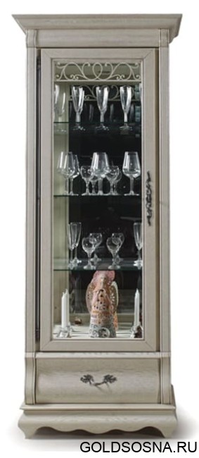 Шкаф Оскар с витриной ММ-210-01/01 Шкаф Оскар с витриной ММ-210-01/01