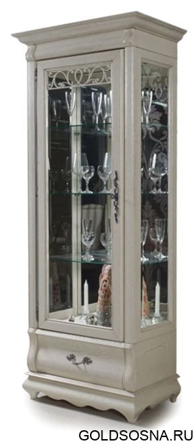 Шкаф Оскар с витриной ММ-210-01/01 Шкаф Оскар с витриной ММ-210-01/01