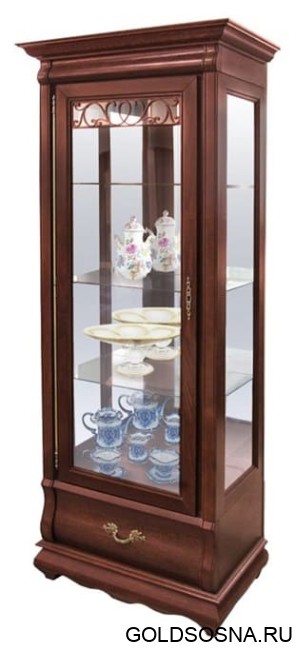 Шкаф Оскар с витриной ММ-210-01/01 Шкаф Оскар с витриной ММ-210-01/01