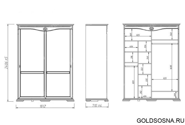 Шкаф-купе Лика ММ-137-01/02РБ-1