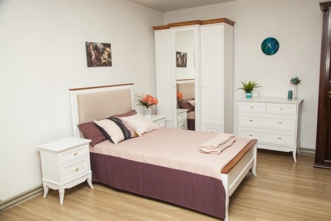 Кровать Римини с каретной стяжкой