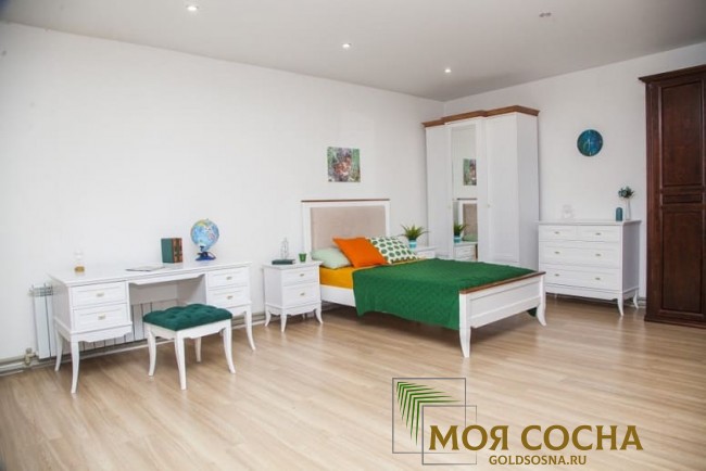 Кровать Римини с каретной стяжкой