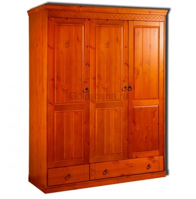 Шкаф Дания №3 (3-х створчатый) без зеркала