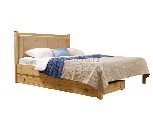 Дания кровать мягкая 1/1 с ящиками