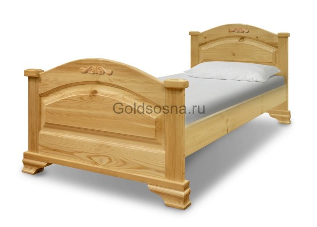 Кровать Акатава c резьбой