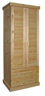 Шкаф 2-х дверный с 2 ящиками Скандинавия