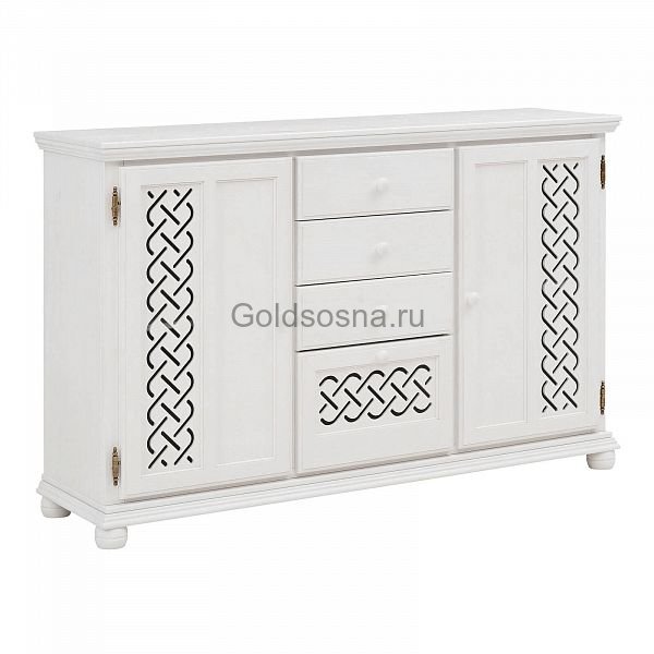 Комод Луна 213 (белый воск УКВ) из массива сосны Комод Луна 213 (белый воск УКВ) из массива сосны