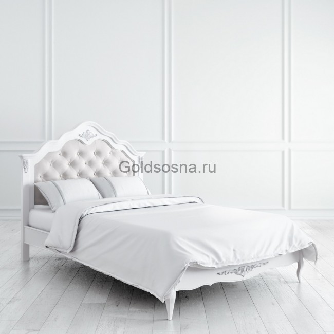 Кровать односпальная Silvery Rome S312 с мягким изголовьем Кровать односпальная Silvery Rome S312 с мягким изголовьем