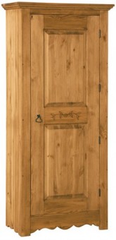 Шкаф для белья Bonnetiere-194 (с резьбой на двери)
