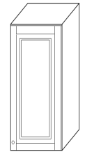 Шкаф 30 навесной (1 дверь, дерево) Скайда 2
