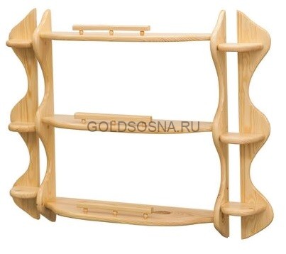 Полка прямая 3 яр. (усовершенствованная)