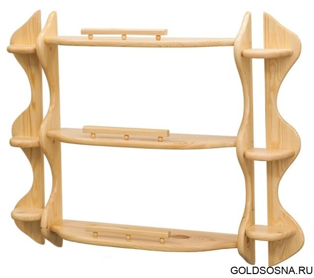 Полка прямая 3 яр. (усовершенствованная)