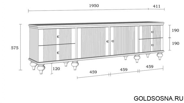 Тумба ТВ Рандеву 024 Тумба ТВ Рандеву 024