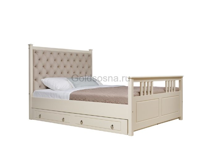 Дания кровать мягкая 2 с ящиками