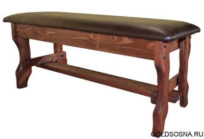 Лавка Крестьянка (кожа)-(ткань) Лавка Крестьянка (кожа)-(ткань)