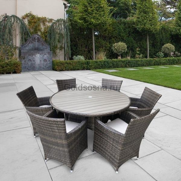 Комплект плетеной мебели из ротанга AFM-190 Brown/Light 6Pcs Комплект плетеной мебели из ротанга AFM-190 Brown/Light 6Pcs