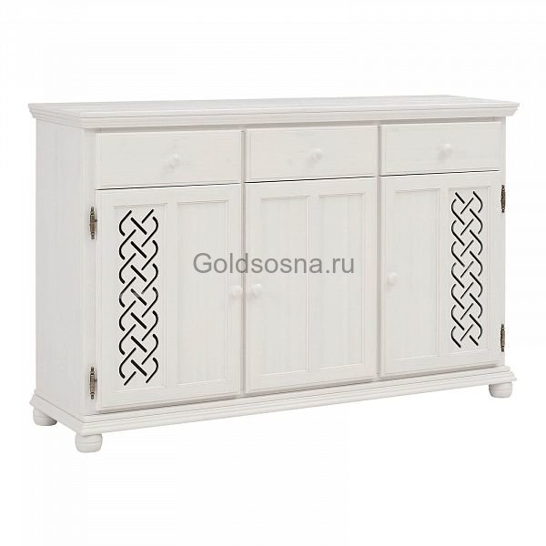 Комод Луна 33 (белый воск УКВ) из массива сосны Комод Луна 33 (белый воск УКВ) из массива сосны