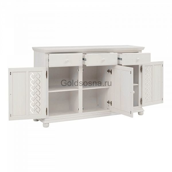 Комод Луна 33 (белый воск УКВ) из массива сосны Комод Луна 33 (белый воск УКВ) из массива сосны