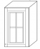 Шкаф 40 навесной (1 дверь, стекло) Скайда 2