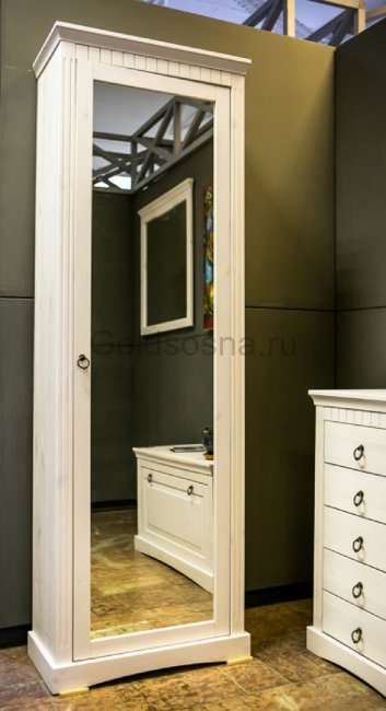 Шкаф для обуви Неаполь Д7111-05 с зеркалом