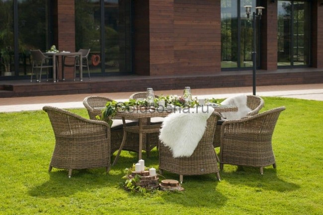 Кресло Равенна С, серо-желтое Кресло Равенна С, серо-желтое