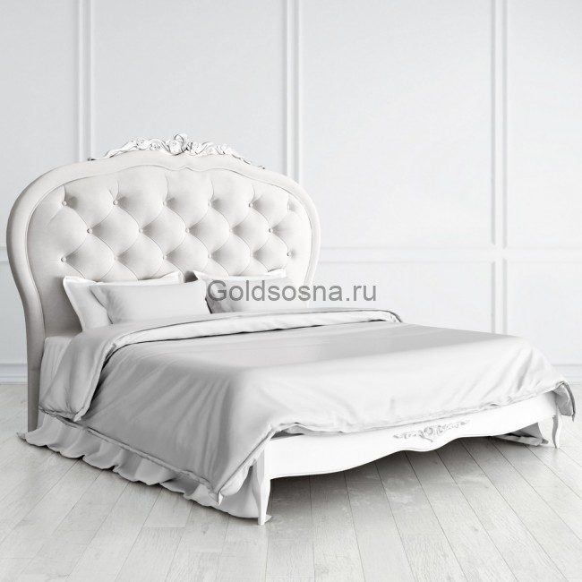 Кровать двуспальная Silvery Rome S516D/S518D с мягким изголовьем Кровать двуспальная Silvery Rome S516D/S518D с мягким изголовьем